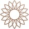 Ekena Millwork Daisy Wood Fretwork Pierced Ceiling Medallion, Wood (Paint Grade), 36"OD x 13 7/8"ID x 3/8"T CMWP36X36X0375DAMF - alternate 1